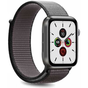 Puro - Cinturino in Nylon per  Apple Watch (44 mm) - Grigio ferro