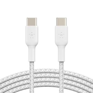 Cavo intrecciato da USB-C a USB-C 1 metro - Bianco