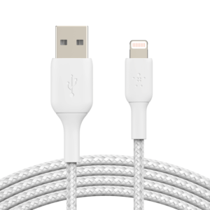 Cavo Intrecciato da Lightning a Usb-A - 2 metri - Bianco