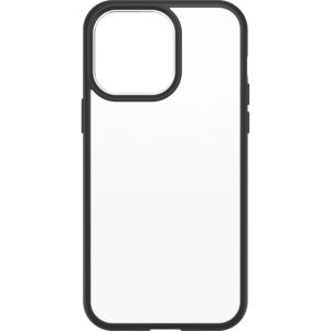 React - Custodia Per Iphone 14 Pro Max - Clear/Black