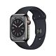 Apple Watch Series 8 GPS + Cellular - Cassa in Acciaio Grafite con Cinturino Sport Mezzanotte - 45mm